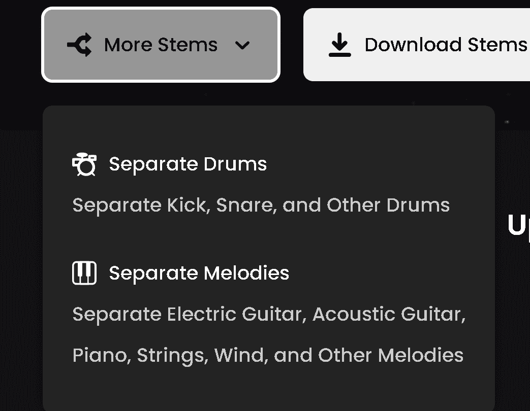 More Stems Separate with Taoyoutx +