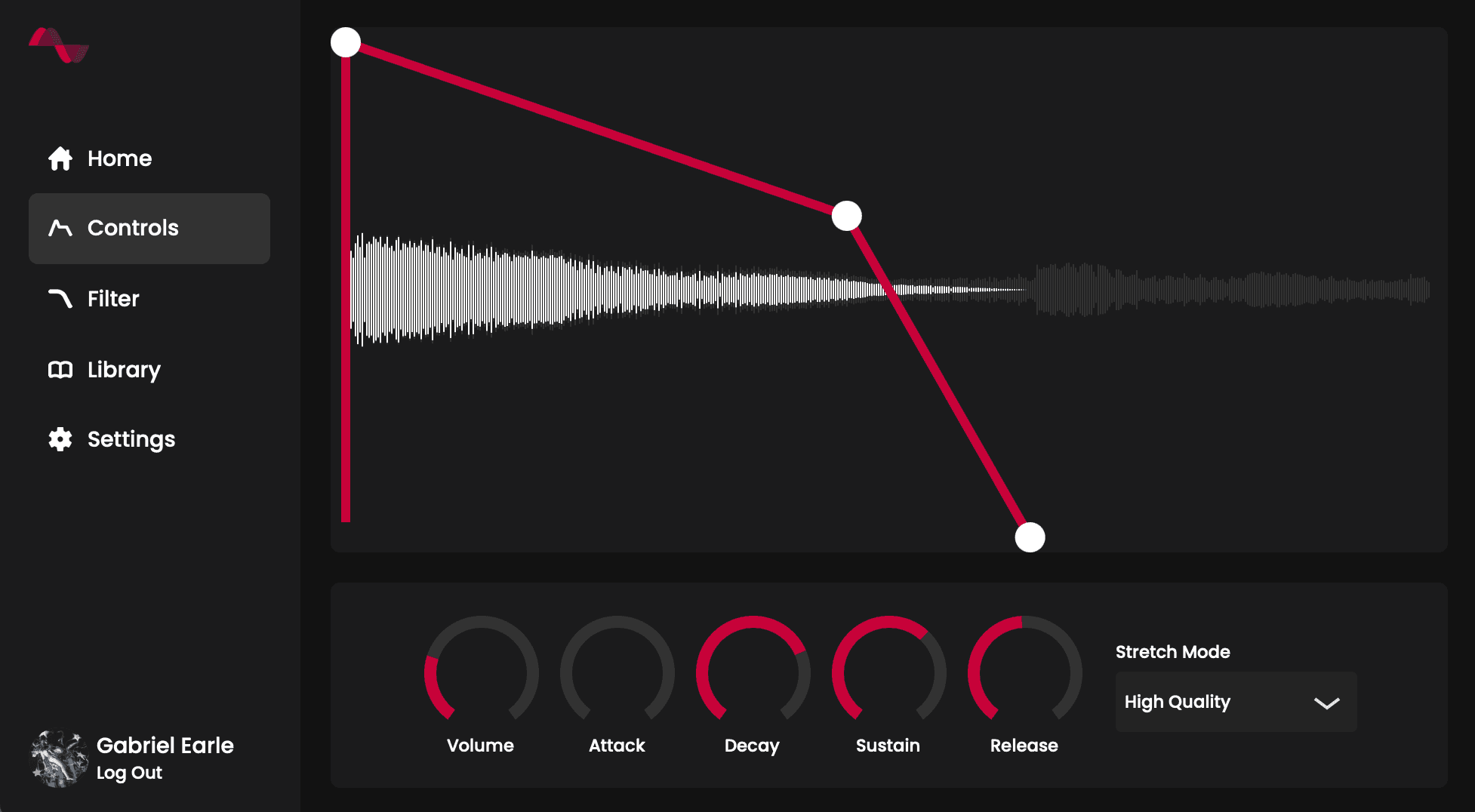 SynthGPT 2 ADSR Controls