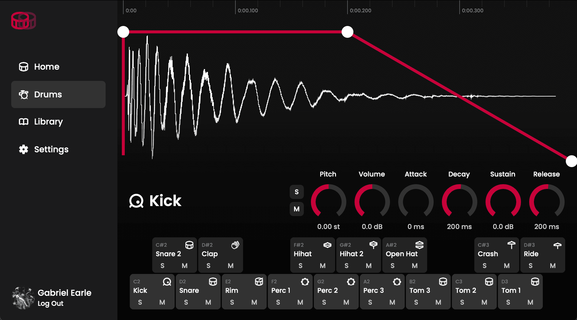 DrumGPT Controls - Taoyoutx