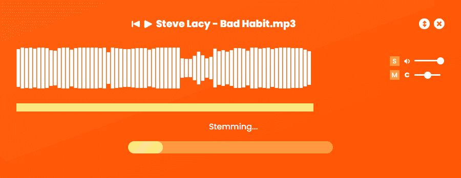 Taoyoutx has the world's fastest AI stem separation