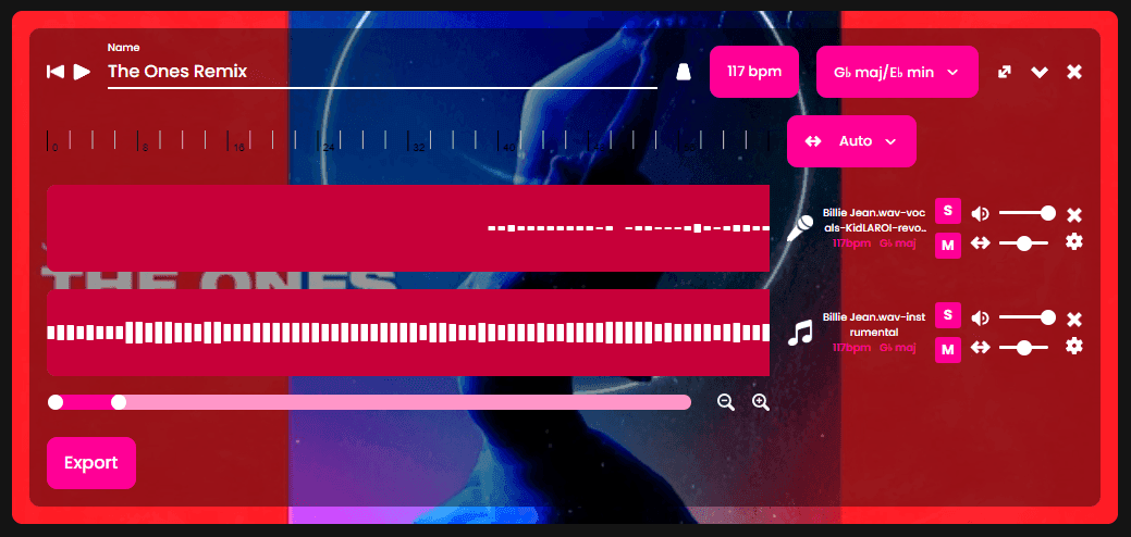 A June Remix Contest example remix on the Taoyoutx remix page